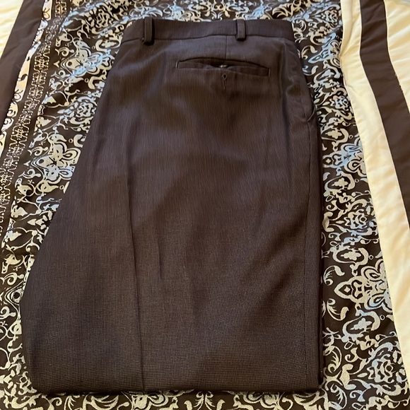 Michael Kors dress slacks, navy/blackk pattern, very nice, 42/30 - Picture 5 of 7